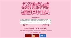 Desktop Screenshot of extremesophia.com