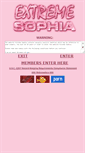 Mobile Screenshot of extremesophia.com